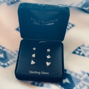 Sterling Silver Earring Set